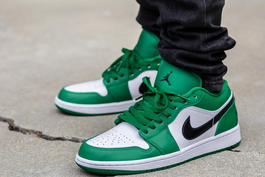 Unleashing Style and Retro Vibes: The AIR JORDAN 1 LOW 'PINE GREEN'