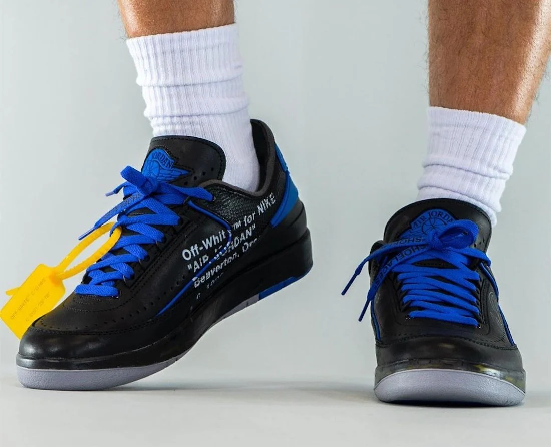 The Unparalleled Fusion of Style and Heritage: Off-White x Air Jordan 2 Retro Low SP 'Black Varsity Royal'