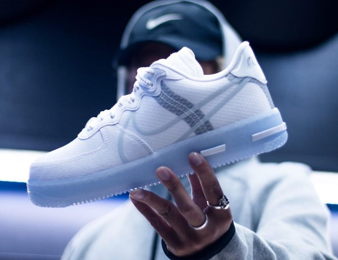 Air Force 1 React QS White Ice: The Trendsetter's Ultimate Sneaker Choice