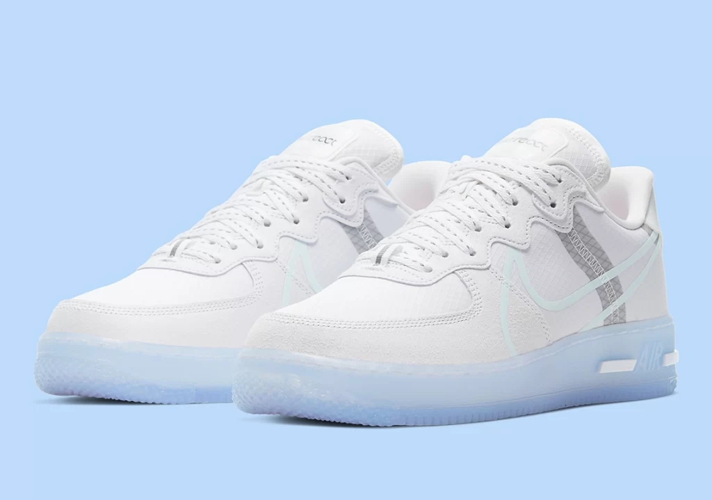 Elevating Sneaker Artistry: The Revolutionary Nike Air Force 1 React QS White Ice