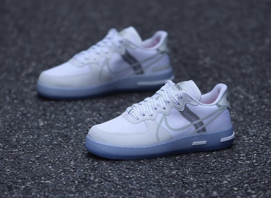 The Air Force 1 React White Ice: A Traveler's Dream Footwear