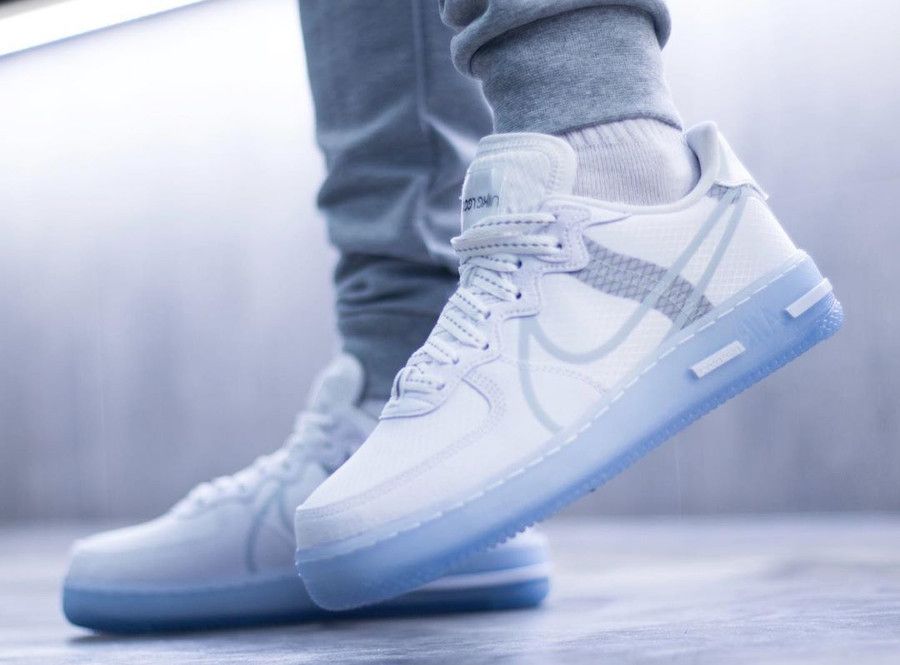 Elevating the Classic: The Air Force 1 React QS White Ice Through a Fashion Blogger's Lens