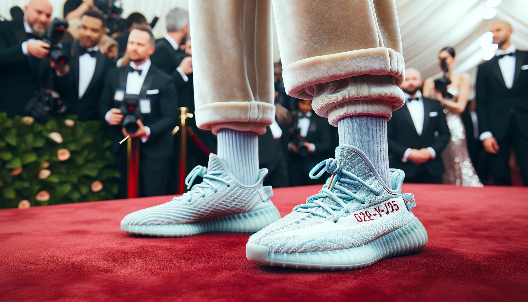 Celebrity Sightings in 350 v2 Frost Blue: Trendsetters and Influencers